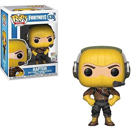 Funko Raptor: Fortnite x POP! Games Vinyl Figure & 1 PET Plastic Graphical Protector Bundle [#436 / 36823 - B]