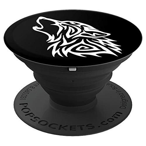 Wolf Lone Wolf Pack Howling Gray Wolf Timber Puppies - PopSockets Grip and Stand for Phones and Tablets