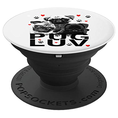 CUTE FUNNY PUG DOG PUPPY| PUG LUV - PopSockets Grip and Stand for Phones and Tablets CUTE FUNNY PUG DOG PUPPY| PUG LUV - PopSockets Grip and Stand for Phones and Tablets