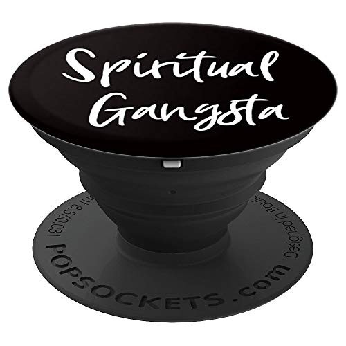 Spiritual gangsta Yoga Namaste - PopSockets Grip and Stand for Phones and Tablets