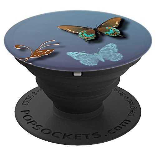 Teal Blue Butterfly Cellphone Button Holder Pop Up Hand Grip - PopSockets Grip and Stand for Phones and Tablets Teal Blue Butterfly Cellphone Button Holder Pop Up Hand Grip - PopSockets Grip and Stand for Phones and Tablets