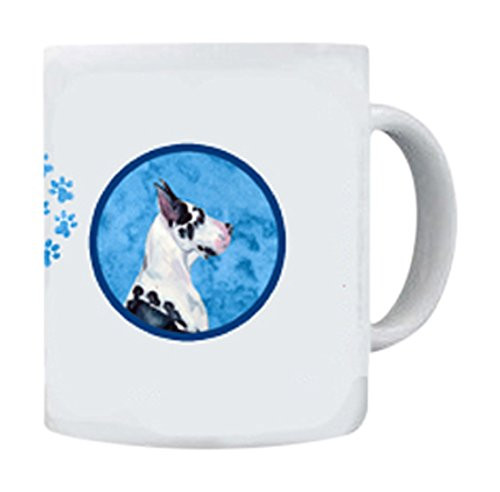 Caroline's Treasures LH9371BU-CM15 Great Dane Microwavable Ceramic Coffee Mug, 15 oz, Multicolor