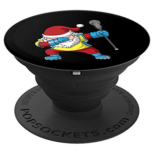 Dabbing Santa Lacrosse Christmas LaX Gift PopSockets Grip and Stand for Phones and Tablets Dabbing Santa Lacrosse Christmas LaX Gift PopSockets Grip and Stand for Phones and Tablets
