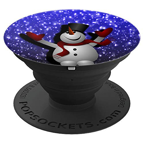 Snowman Cute & Happy Snow Lover Winter Accessory Gift - PopSockets Grip and Stand for Phones and Tablets Snowman Cute & Happy Snow Lover Winter Accessory Gift - PopSockets Grip and Stand for Phones and Tablets
