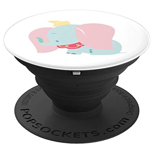 Disney Dumbo Holding Magic Feather Classic Animated - PopSockets Grip and Stand for Phones and Tablets