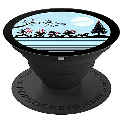 Disney Mickey and Friends Holiday Gifts Silhouette  PopSockets Grip and Stand for Phones and Tablets