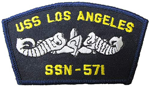 EagleEmblems PM0230 Patch-USS,Los Angeles (3x5.25'')