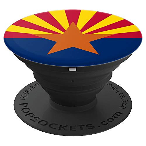 Flags of the World Apparel Co. Arizona Flag PopSockets Stand for Smartphones and Tablets - PopSockets Grip and Stand for Phones and Tablets