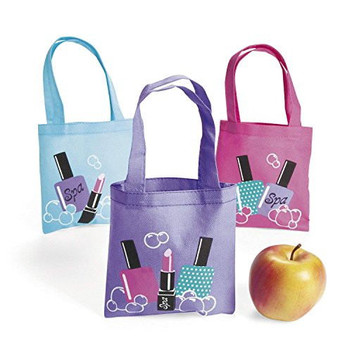 Fun Express Spa Party Mini Tote Bags (24 Count)