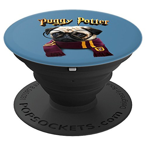 Puggy Potter magic wizard Pug - Cute Pug - Funny Puppy - PopSockets Grip and Stand for Phones and Tablets Puggy Potter magic wizard Pug - Cute Pug - Funny Puppy - PopSockets Grip and Stand for Phones and Tablets
