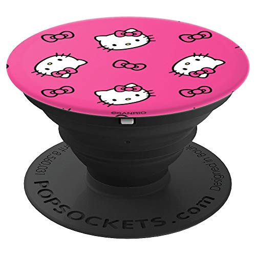 Hello Kitty and Bows Pattern - PopSockets Grip and Stand for Phones and Tablets
