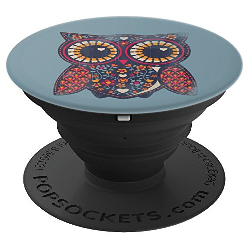 Owl Flowers Stitching Pop Socket - PopSockets Grip and Stand for Phones and Tablets Owl Flowers Stitching Pop Socket - PopSockets Grip and Stand for Phones and Tablets