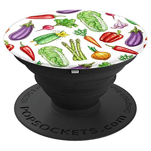 Colorful Vegetables Pop Socket - PopSockets Grip and Stand for Phones and Tablets