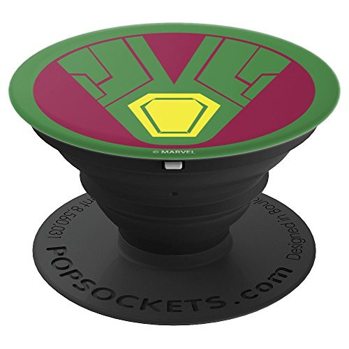 Marvel Avengers Vision Simple Symbol - PopSockets Grip and Stand for Phones and Tablets