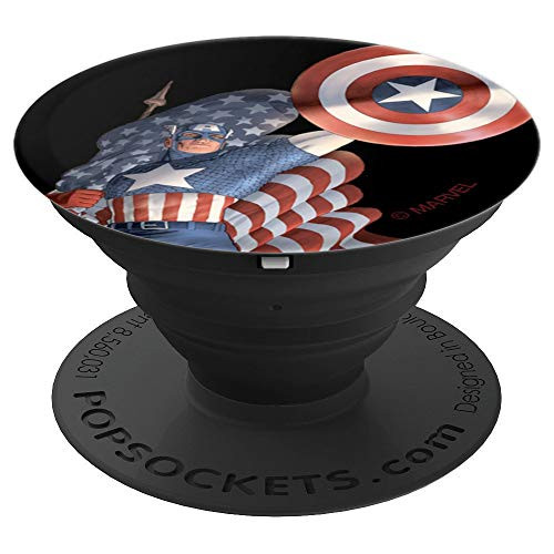 Marvel Captain America Independence Day - PopSockets Grip and Stand for Phones and Tablets