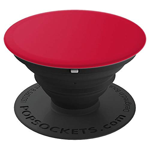 Red Plain Solid Purple Matching Phone Accessory PopSockets Grip and Stand for Phones and Tablets