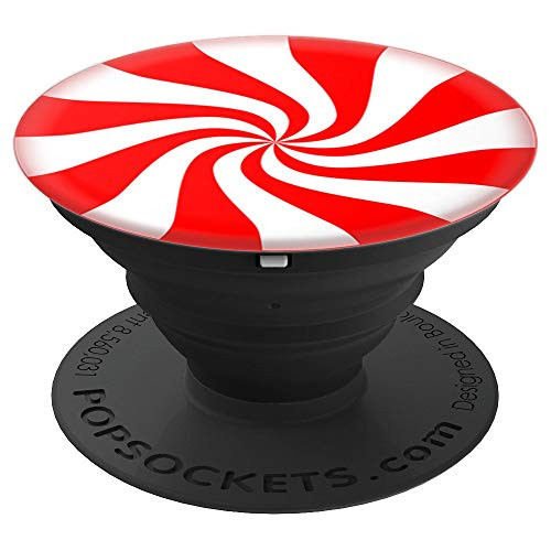 Candy Cane pattern Stocking Stuffer Gift for Christmas PopSockets Grip and Stand for Phones and Tablets Candy Cane pattern Stocking Stuffer Gift for Christmas PopSockets Grip and Stand for Phones and Tablets