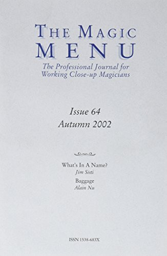 MMS Magic Menu Issue 64 - Book