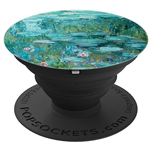 Claude Monet Water Lilies Lily Painting Artist Nympheas Art - PopSockets Grip and Stand for Phones and Tablets