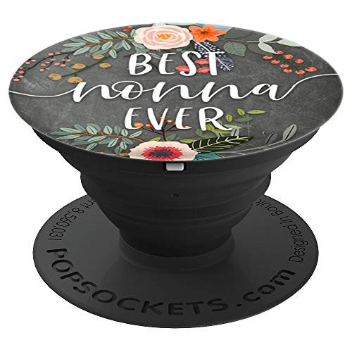 Best Nonna Ever Cute Mother's Day Gifts for Italian Grandma - PopSockets Grip and Stand for Phones and Tablets