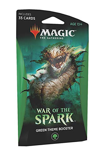 Magic The Gathering: War of The Spark - Theme Booster Pack - Green