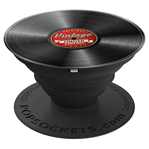 Vintage Vinyl Record Music Phone Grip For Men And Women - PopSockets Grip and Stand for Phones and Tablets