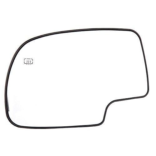 OCPTY Exterior Mirror Glass Driver Side 88986362 9589382 Fits for 2000-2006 Chevy Suburban 1500 2500 1999-2004 Chevy Silverado 2500 2001-2006 GMC Yukon Power Adjustment Power Heated