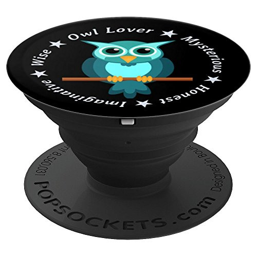 Owl Pop Socket - Owl Lover Cell Phone Stand Design 4 - PopSockets Grip and Stand for Phones and Tablets Owl Pop Socket - Owl Lover Cell Phone Stand Design 4 - PopSockets Grip and Stand for Phones and Tablets