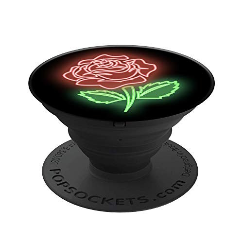 PopSockets: Collapsible Grip & Stand for Phones and Tablets - Neon Rose