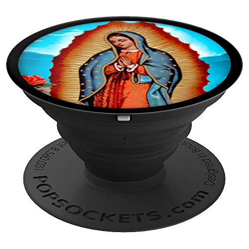 Virgin Mary Pop Socket - Catholic Sacred Heart Virgin Mary 1 - PopSockets Grip and Stand for Phones and Tablets