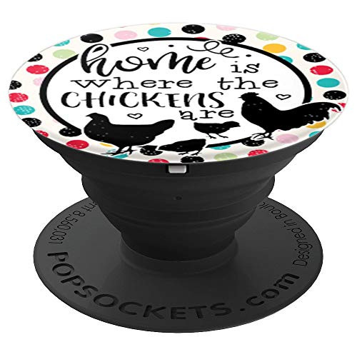 Chicken Pop Socket - Funny Chicken Farm Pop Socket - PopSockets Grip and Stand for Phones and Tablets