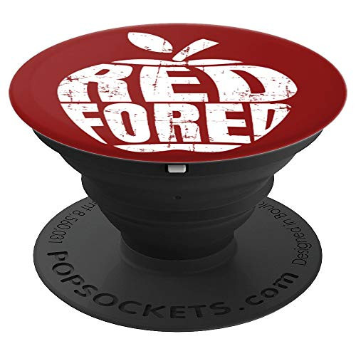 Red 4 Ed - Support Teacher - Protest - Educator Strike Gift PopSockets Grip and Stand for Phones and Tablets