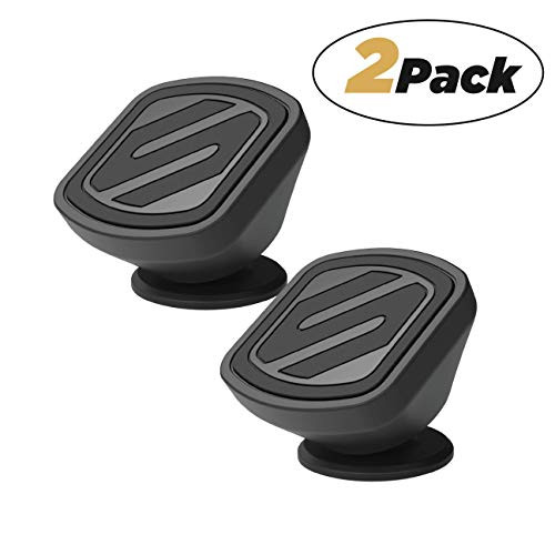 SCOSCHE MMSD-2PKXCES0 MagicMount Select Magnetic Mini Vertical Dash Mount Holder for Mobile Devices, Black (Pack of 2)