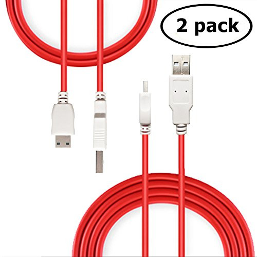 ANIN 2 pcs Charging Cables for NABi Jr, NABi 2S, NABi Dream Tab, NABi XD Tablet, 6.6ft/2m and 3.3ft/1m USB Data and Charger Cord