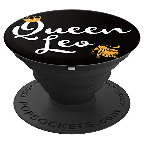 Queen Leo July August Birthday Astrology Zodiac Signs - PopSockets Grip and Stand for Phones and Tablets Queen Leo July August Birthday Astrology Zodiac Signs - PopSockets Grip and Stand for Phones and Tablets