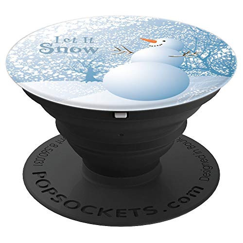 Snowman Christmas - Joyful Winter Scene - PopSockets Grip and Stand for Phones and Tablets Snowman Christmas - Joyful Winter Scene - PopSockets Grip and Stand for Phones and Tablets