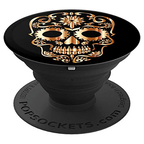 Sugar Skull Pop Socket Day of the Dead Dia de los Muertos - PopSockets Grip and Stand for Phones and Tablets