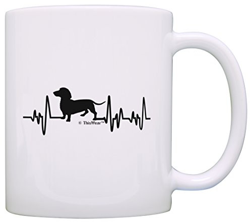 Dachshund Gifts for Women Dog Lover Heartbeat Weiner Dog Dachshund Themed Gifts Dog Dachshund Lover Gift Coffee Mug Tea Cup White Dachshund Gifts for Women Dog Lover Heartbeat Weiner Dog Dachshund Themed Gifts Dog Dachshund Lover Gift Coffee Mug Tea Cup White