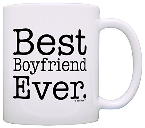 Boyfriend Gifts Best Boyfriend Ever Couples Dating Anniversary Gift Coffee Mug Tea Cup White