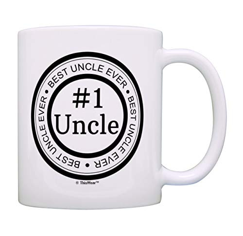 Niece Nephew Uncle Gifts Best Ever #1 Uncle Mug Thank You Gifts Uncle Coffee Mug Tea Cup White