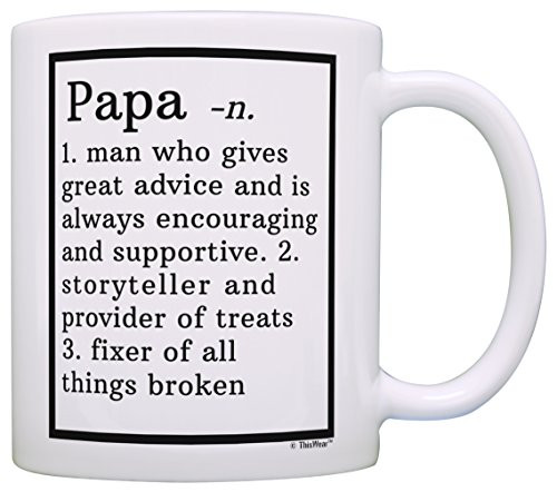 Funny Papa Gifts Papa Grandpa Definition Fathers Day Gifts for Papa Gift Coffee Mug Tea Cup White Funny Papa Gifts Papa Grandpa Definition Fathers Day Gifts for Papa Gift Coffee Mug Tea Cup White
