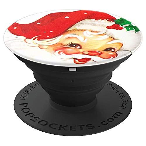 Santa Claus Vintage Christmas Holiday - PopSockets Grip and Stand for Phones and Tablets