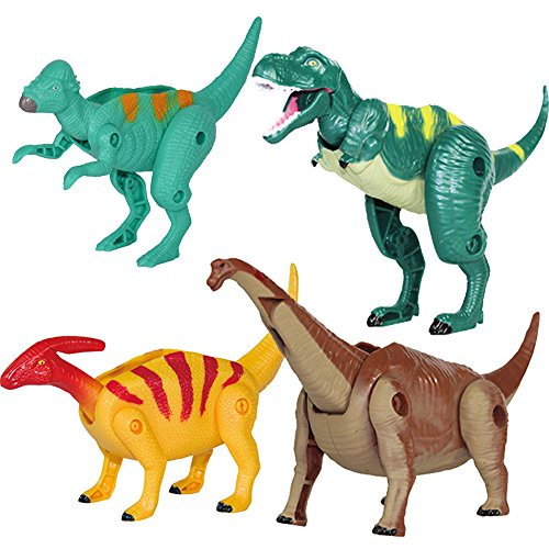 Ziyier G&E: Pack of 4 Transforming Dino Eggs Toy Package