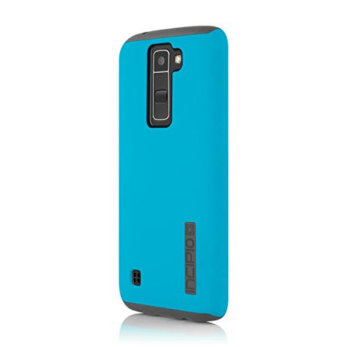 Incipio Cell Phone Case for LG K7 - Retail Packaging - Cyan/Gray