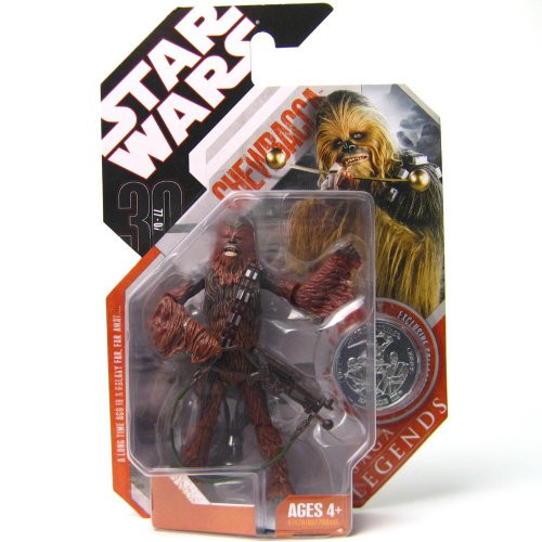 Star Wars Saga Legends Chewbacca Action Figure with Coin
