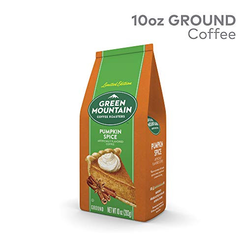 Green Mountain Coffee Roasters Green Mountain Coffee Pumpkin Spice, Single Serve Flavored K-Cup Pods, Light Roast, 10 Count, Pumpkin Spice, 10 Ounce