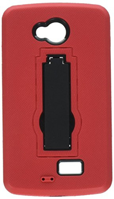 MyBat Asmyna LG LS660 (TRIBUTE) Symbiosis Stand Protector Cover - Retail Packaging - Black/Red MyBat Asmyna LG LS660 (TRIBUTE) Symbiosis Stand Protector Cover - Retail Packaging - Black/Red