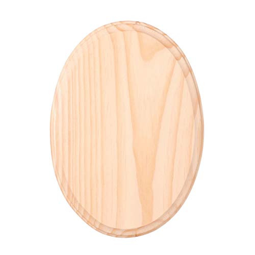 Darice Bulk Buy DIY Wood Plaque Oval 5 x 7 inches (6-Pack) 9149-09