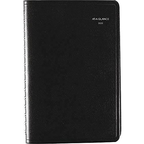 AT-A-GLANCE 2020 Daily Planner/Appointment Book, DayMinder, 5-1/2" x 8-1/2", Small, Black (G10000)