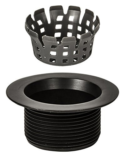 PF WaterWorks Bathtub/Bath Tub Drain Shoe Insert/Strainer with Gasket - 3/8" Tap - 11.5 TPI - FREE Hair Catche